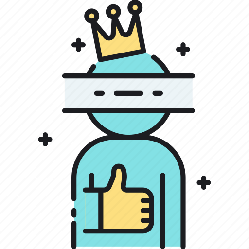 Mascot, brand mascot, cosplay, costume, king, thumbs up icon - Download on Iconfinder