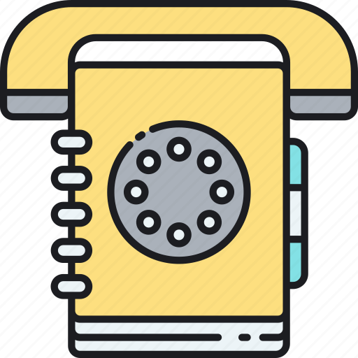 Book, phone, contact, phonebook, yellow pages, yellowpage icon - Download on Iconfinder