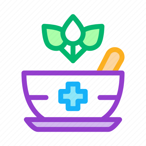 Alternative, bowl, herb, medical, naturopathy, therapy, treatment icon - Download on Iconfinder