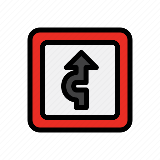 Arrow, location, navigation, road, sign icon - Download on Iconfinder