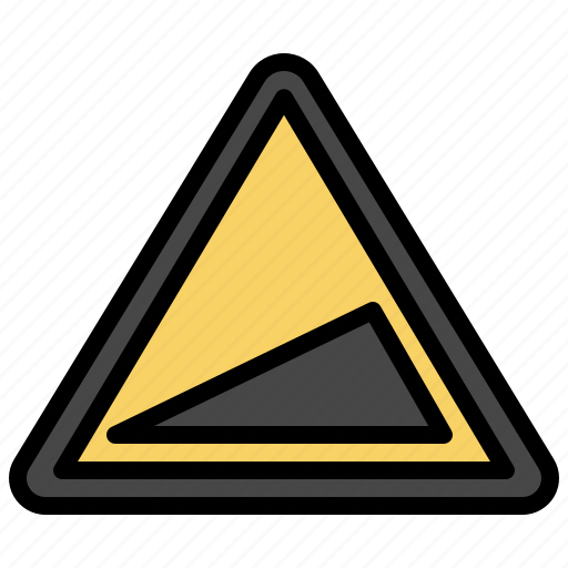 Warning, traffic, signaling, miscellaneous, road, sign, hill icon - Download on Iconfinder