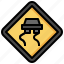 signs, traffic, regulation, miscellaneous, road, sign, slippery 