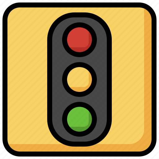 Driving, light, drive, traffic, signaling, miscellaneous, sign icon - Download on Iconfinder