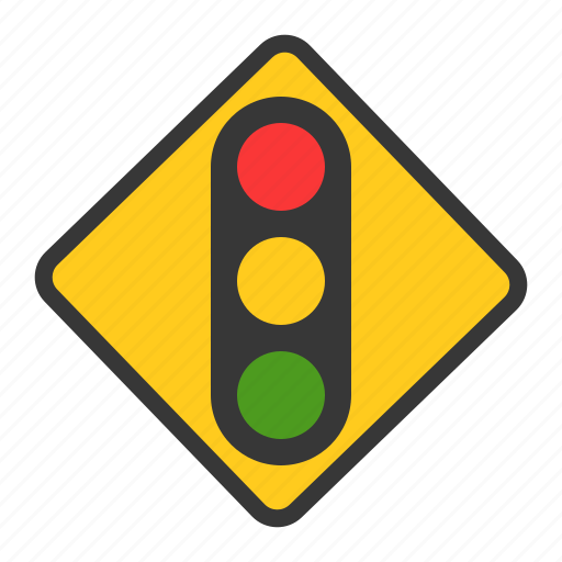Direction, guide, road sign, sign, traffic, traffic sign, warning icon - Download on Iconfinder