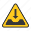 bump, direction, guide, road sign, traffic, traffic sign, warning 