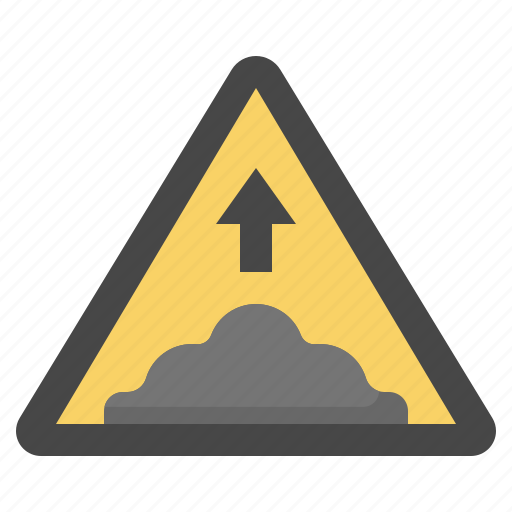 Bump, miscellaneous, transportation, rhombus, traffic, road, sign icon - Download on Iconfinder