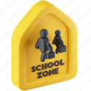 school zone sign, traffic-sign, school zone, road-sign, truck, winding road, work zone, transport, vehicle 