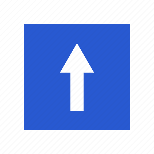 Car, direction, mandatory, road, sign, street, traffic icon - Download on Iconfinder