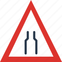 both, end, lane, sign, traffic, transport