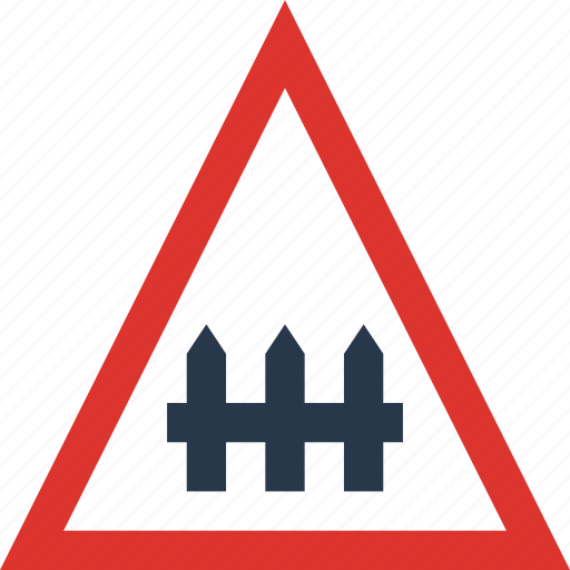 Crossing, guarded, level, sign, traffic, transport icon - Download on Iconfinder