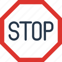 sign, stop, traffic, transport