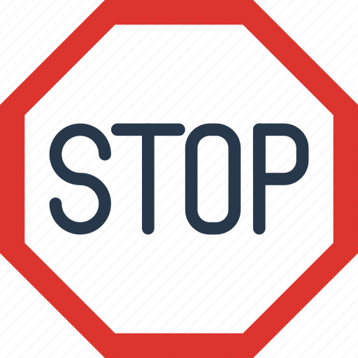 Sign, stop, traffic, transport icon - Download on Iconfinder