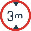 height, limit, sign, traffic, transport