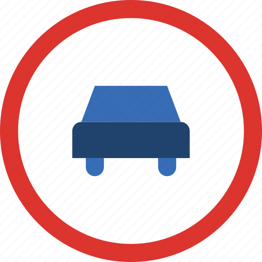 Cars, forbidden, sign, traffic, transport icon - Download on Iconfinder