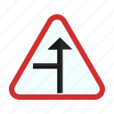 arrow, left, road, sign, traffic, transportation, travel