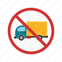 image, label, no, red, road, sign, truck