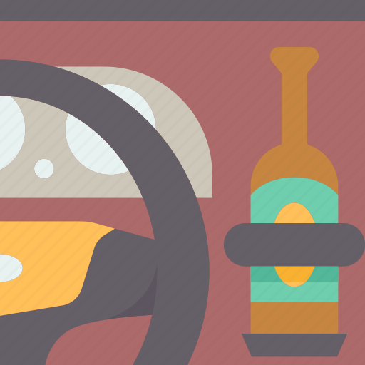 Driving, under, influence, drunk, alcohol icon - Download on Iconfinder