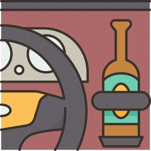 Driving, under, influence, drunk, alcohol icon - Download on Iconfinder