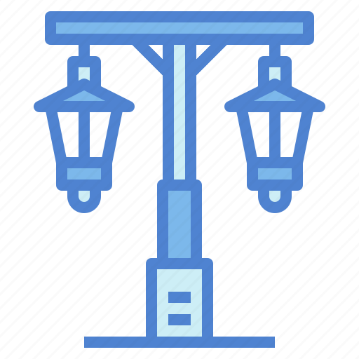 Buildings, lamp, light, street icon - Download on Iconfinder