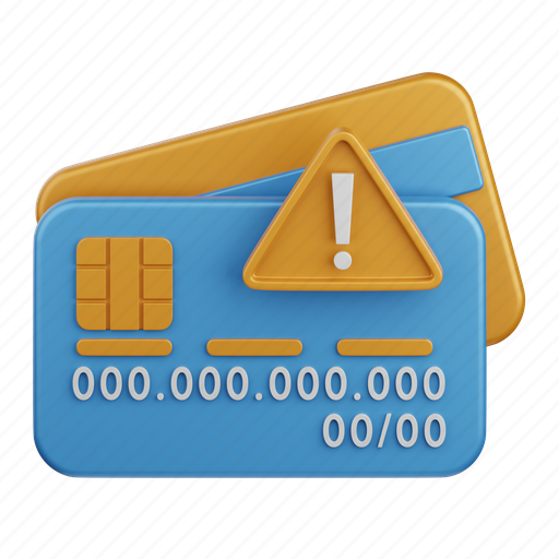 Payment, error, card, money, finance, warning, attention icon - Download on Iconfinder