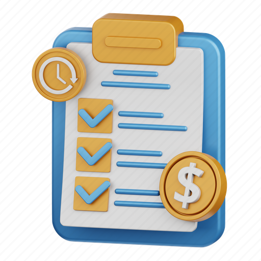 Payment, report, money, checklist, list, finance, document icon - Download on Iconfinder