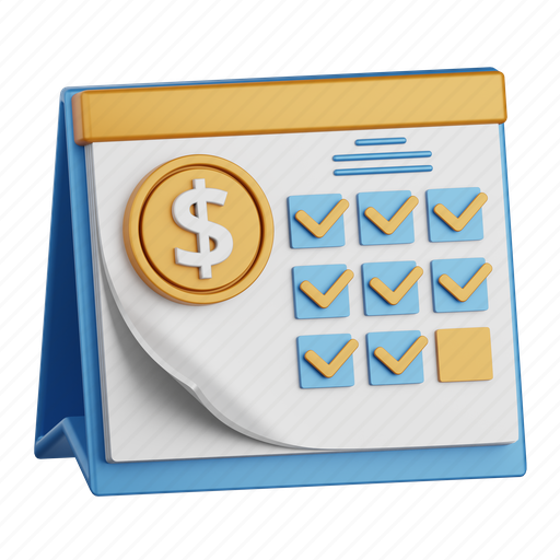 Payment, schedule, calendar, time, event, money, finance icon - Download on Iconfinder