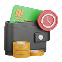 payment, history, finance, schedule, time, date, money, currency, timer