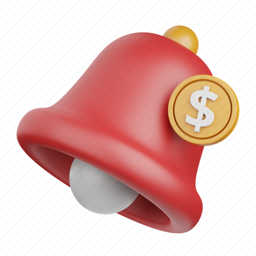 Payment, notification, bell, ring, money, alarm, time icon - Download on Iconfinder