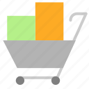 cart, finance, money, sale, shopping, trolley