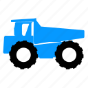 car, dump truck, truck, automobile, transport, transportation, vehicle