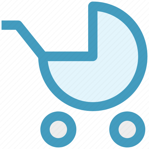 Baby, baby carriage, baby trolley, car, carriage, cart trolley, trolley icon - Download on Iconfinder