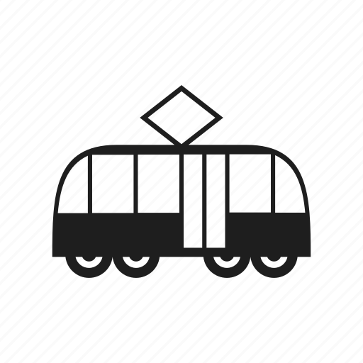 Railway, tram, transport, vehicle, tramway icon - Download on Iconfinder