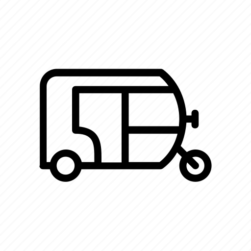Automobile, rickshaw, transport, travel, vehicle icon - Download on Iconfinder