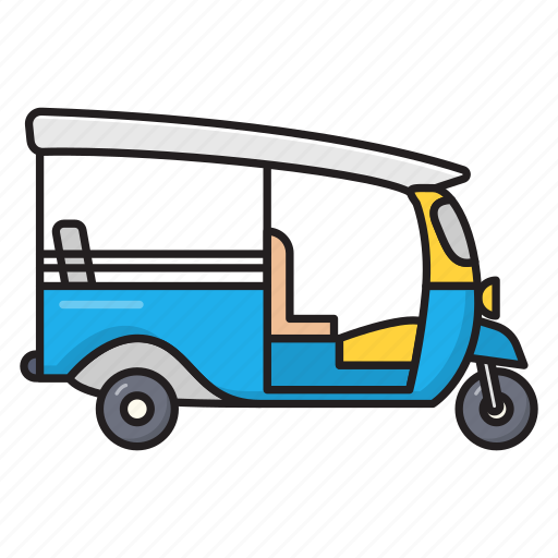 Vehicle, transport, public, rickshaw, auto icon - Download on Iconfinder