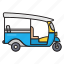 vehicle, transport, public, rickshaw, auto 