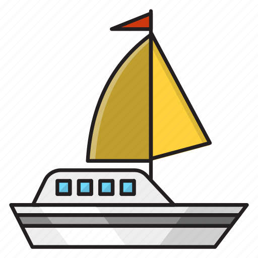 Cruise, boat, transport, travel, ship icon - Download on Iconfinder