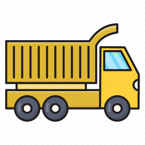 Automobile, vehicle, machinery, truck, dumper icon - Download on Iconfinder