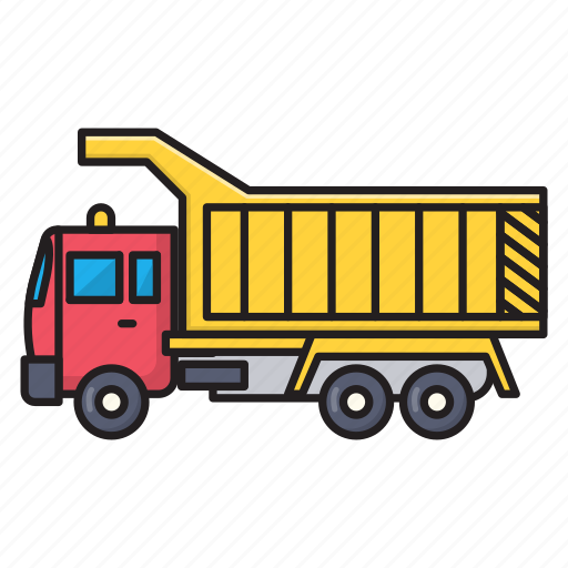 Dumper, vehicle, transport, truck, machinery icon - Download on Iconfinder