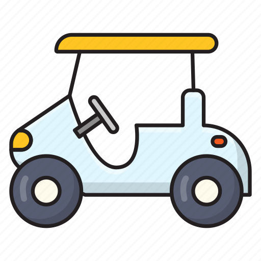 Vehicle, golfcar, transport, auto, machinery icon - Download on Iconfinder