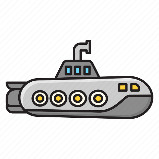 Underwater, ship, transport, vehicle, submarine icon - Download on Iconfinder