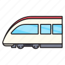 transport, vehicle, rail, public, train