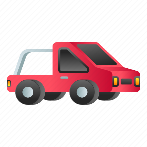 Pickup van, pickup truck, pickup vehicle, luggage carrier, transport icon - Download on Iconfinder