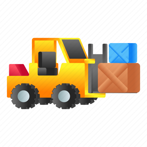 Bendi truck, forklift truck, fork truck, delivery truck, logistic truck icon - Download on Iconfinder