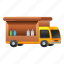 food delivery, food van, food vehicle, food truck, transport 