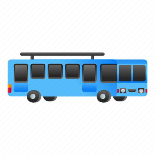 Trolleybus, transport, travel, public transport, automobile icon - Download on Iconfinder