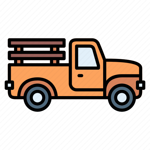 Pickup, farm, car, automobile, transport, truck, vehicle icon - Download on Iconfinder