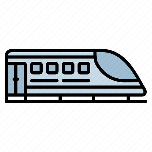 Train, transport, railroad, travel, railway, rail, passenger icon - Download on Iconfinder