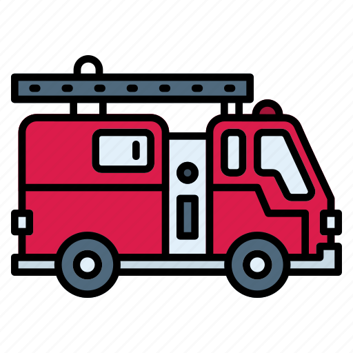 Firetruck, truck, emergency, firefighter, safety, car, service icon - Download on Iconfinder