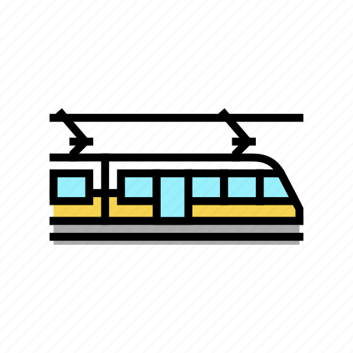 Tram, transport, riding, flying, train, car icon - Download on Iconfinder
