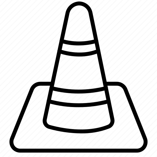 Cone, post, traffic, signaling, security icon - Download on Iconfinder